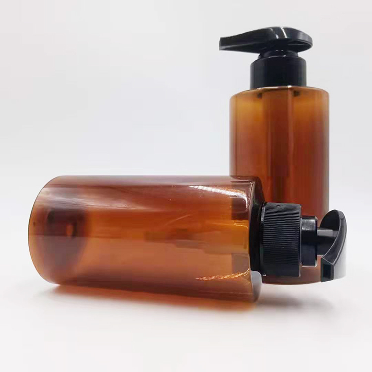 300ml amber cosmetic bottles 