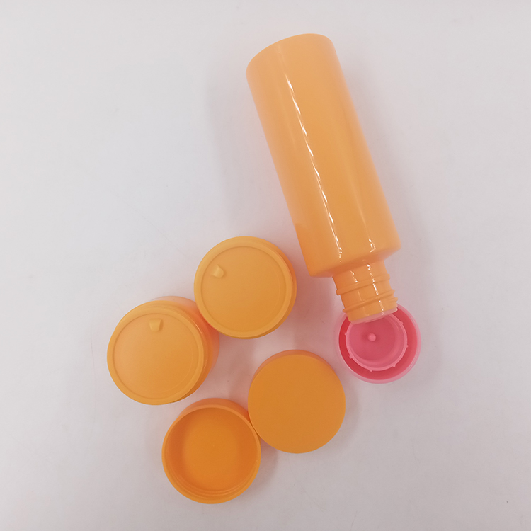 Orange Toner Bottles